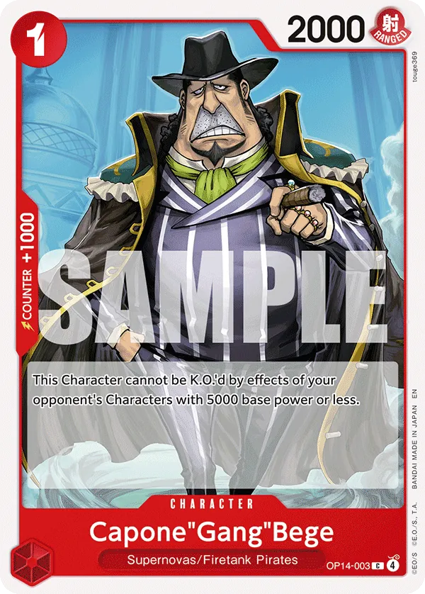 OP14-003 Capone"Gang"Bege [JP]
