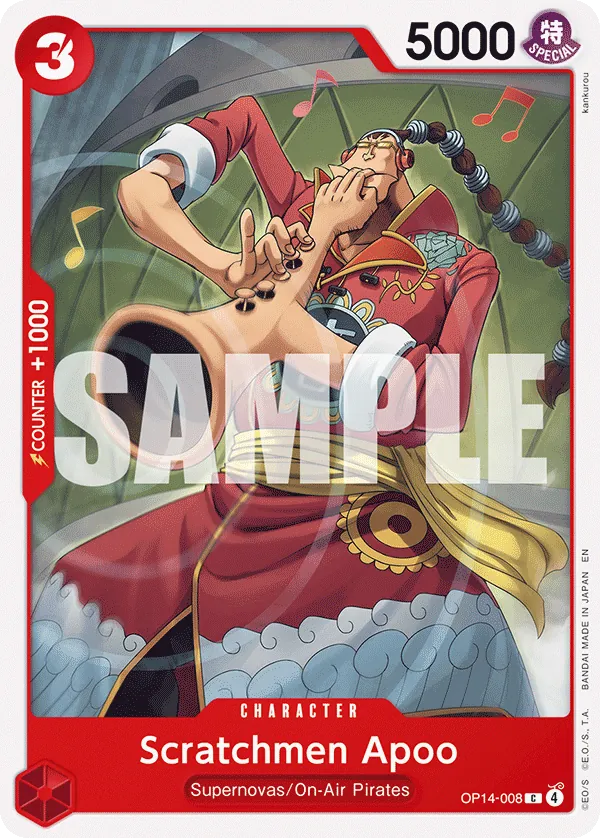 OP14-008 Scratchmen Apoo [JP]