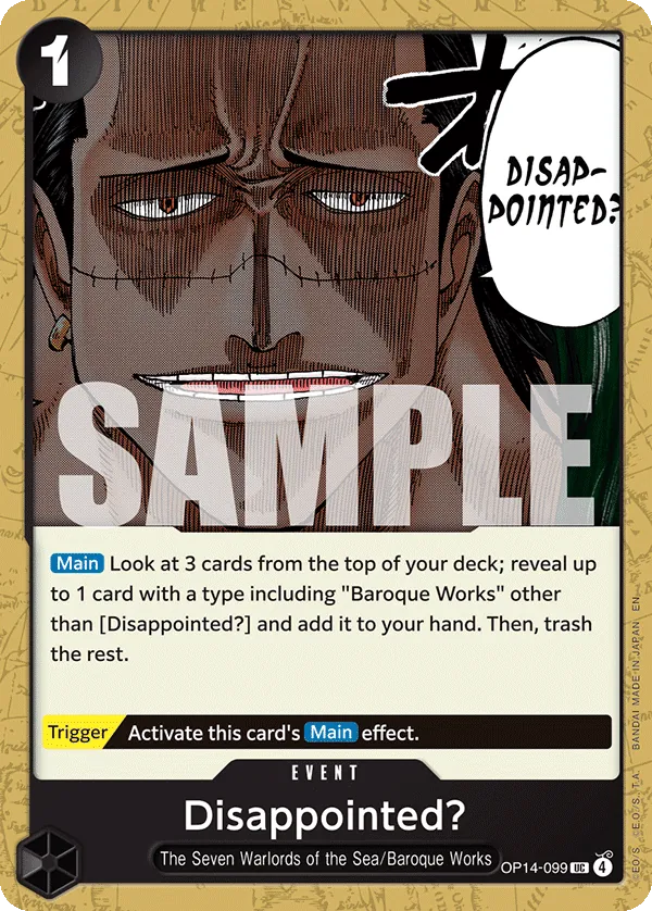 OP14-099 Disappointed? [JP]