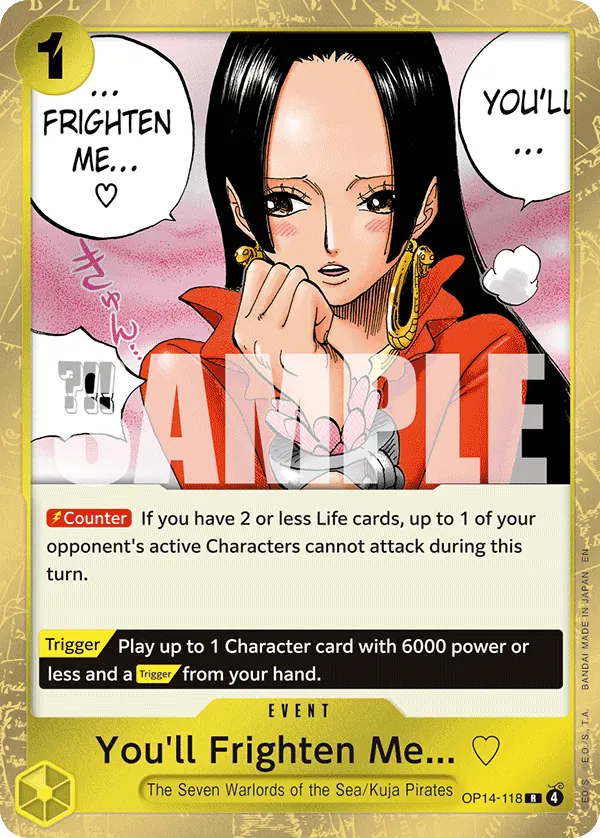 OP14-118 You'll Frighten Me... ♡ [JP]