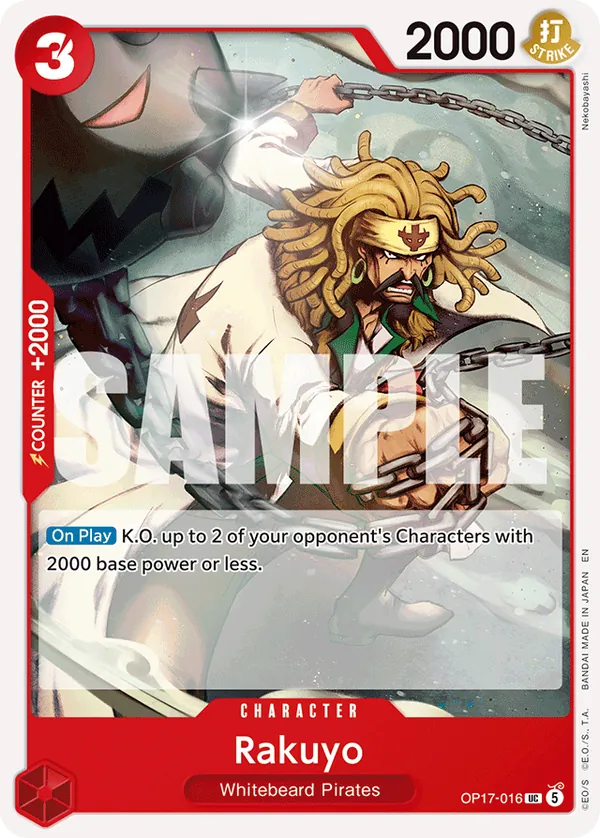 OP17-016 Rakuyo Japanese One Piece Card Game