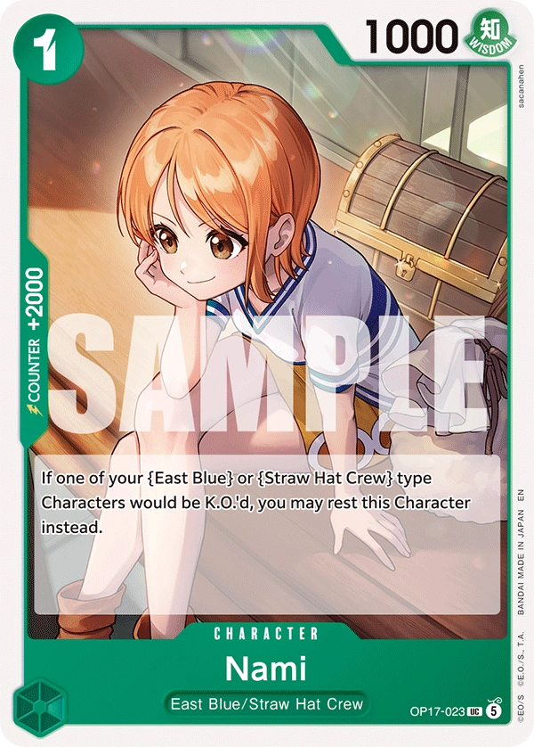 OP17-023 Nami Japanese One Piece Card Game