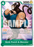 OP17-028 Bonk Punch & Monster Japanese One Piece Card Game