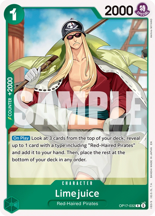 OP17-032 Limejuice Japanese One Piece Card Game