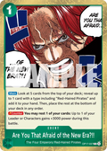 OP17-037 Are You That Afraid of the New Era?!! Japanese One Piece Card Game