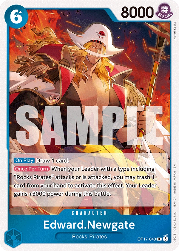 OP17-040 Edward.Newgate Japanese One Piece Card Game