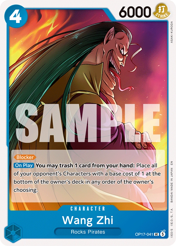 OP17-041 Wang Zhi Japanese One Piece Card Game