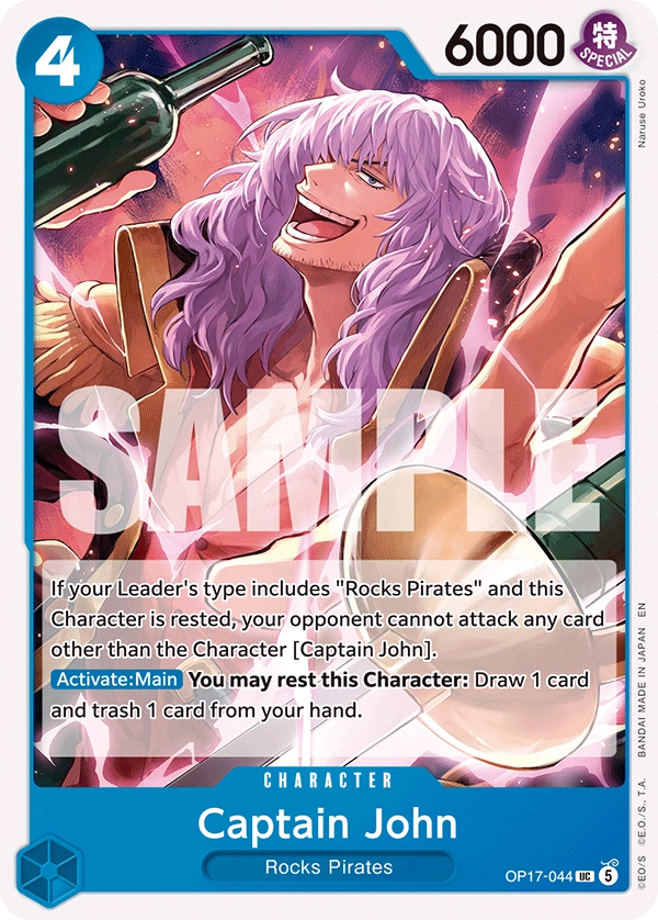 OP17-044 Captain John Japanese One Piece Card Game