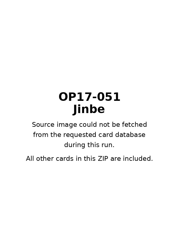 OP17-051 Jinbe Japanese One Piece Card Game