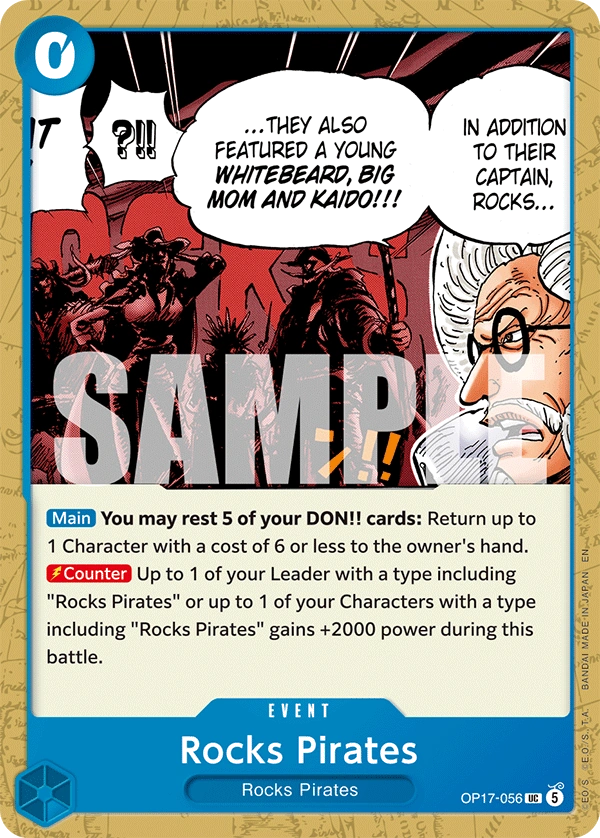 OP17-056 Rocks Pirates Japanese One Piece Card Game