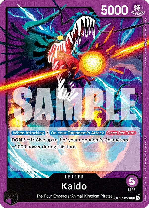 OP17-058 Kaido Japanese One Piece Card Game