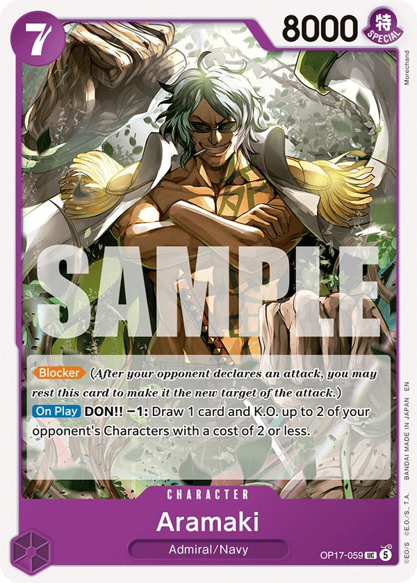 OP17-059 Aramaki Japanese One Piece Card Game