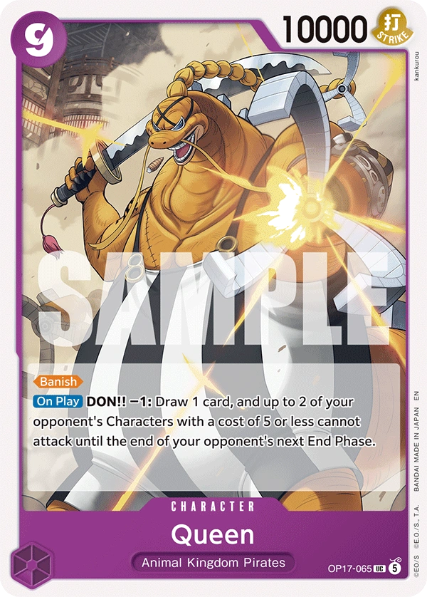 OP17-065 Queen Japanese One Piece Card Game