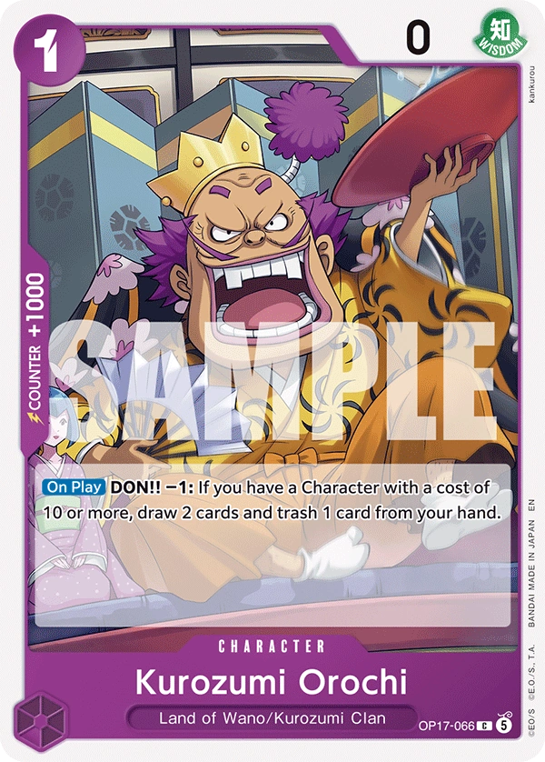 OP17-066 Kurozumi Orochi Japanese One Piece Card Game