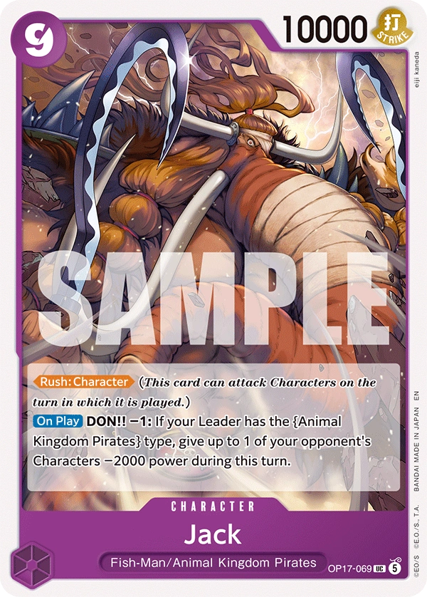 OP17-069 Jack Japanese One Piece Card Game