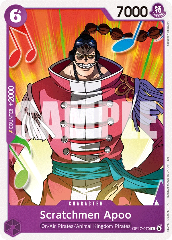 OP17-070 Scratchmen Apoo Japanese One Piece Card Game