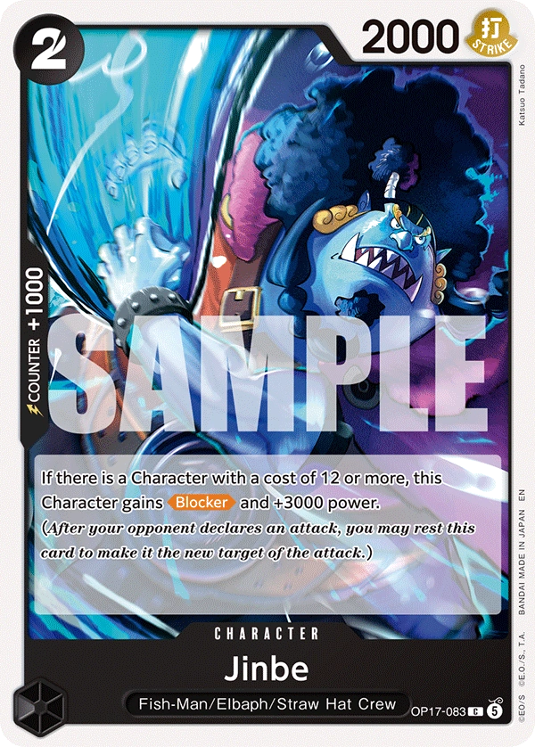 OP17-083 Jinbe Japanese One Piece Card Game