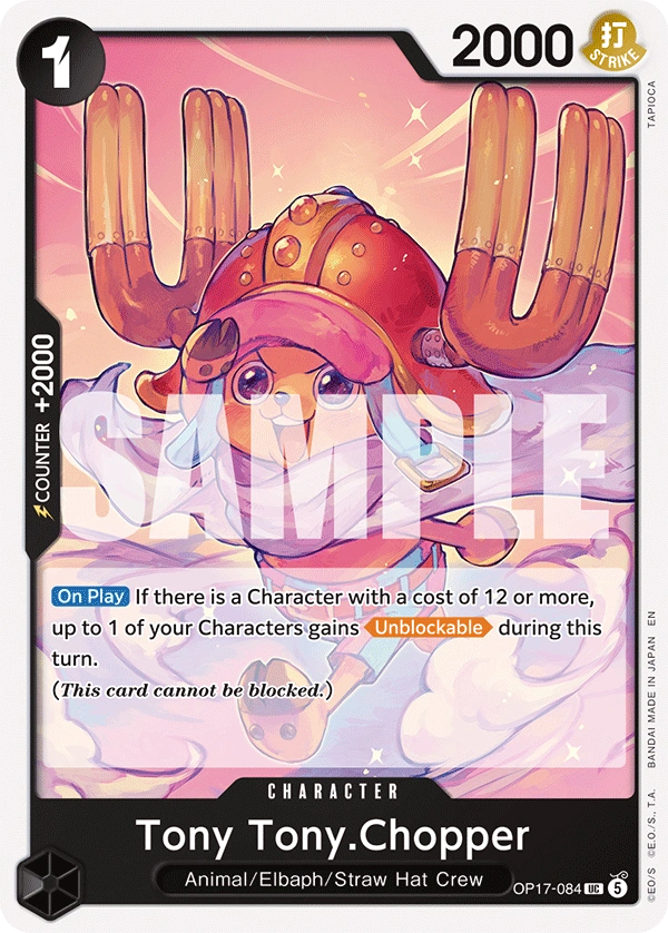 OP17-084 Tony Tony.Chopper Japanese One Piece Card Game