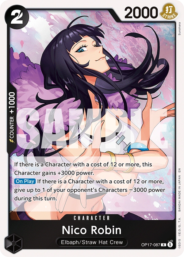 OP17-087 Nico Robin Japanese One Piece Card Game
