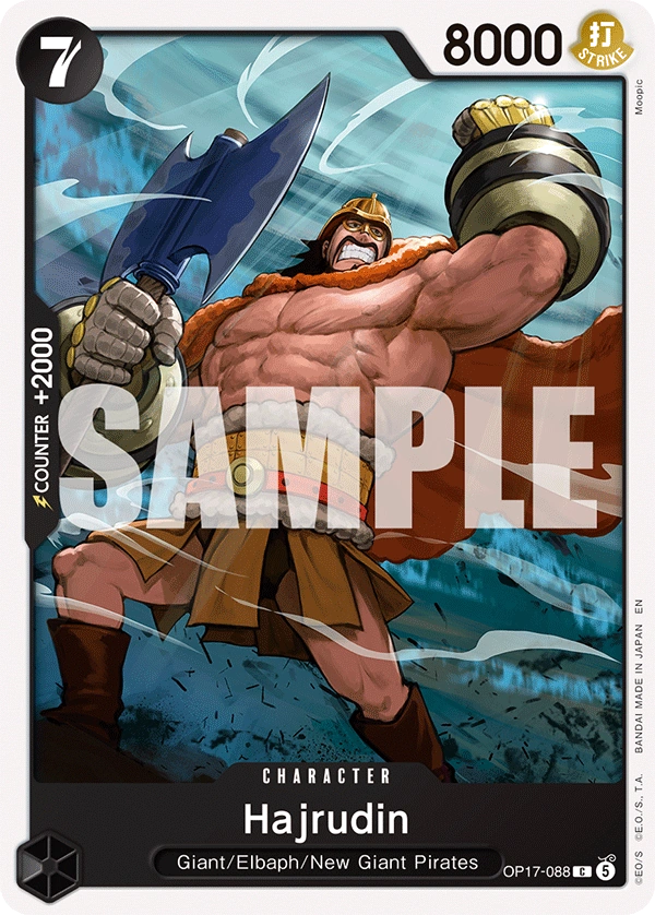 OP17-088 Hajrudin Japanese One Piece Card Game