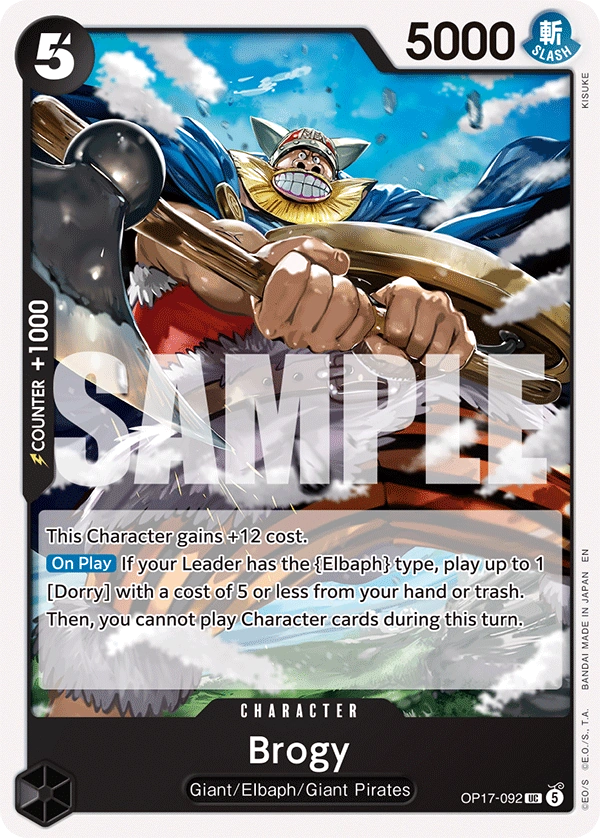 OP17-092 Brogy Japanese One Piece Card Game