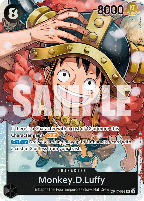OP17-093 Monkey.D.Luffy Japanese One Piece Card Game