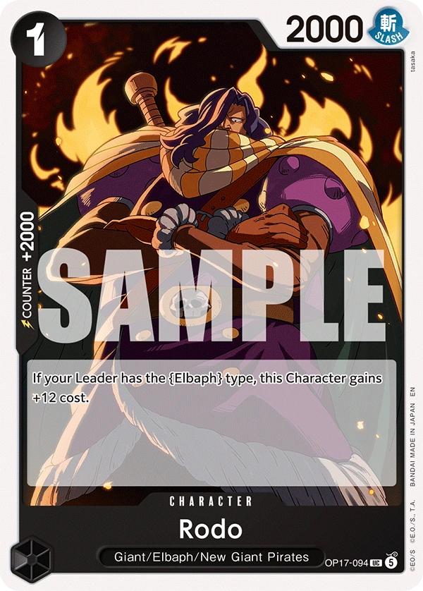 OP17-094 Rodo Japanese One Piece Card Game