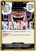 OP17-097 I'll Feed on This Rage and Use It to Bring the World to Ruin!!! Japanese One Piece Card Game