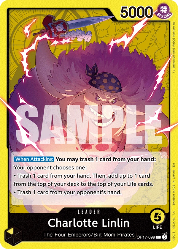 OP17-099 Charlotte Linlin Japanese One Piece Card Game