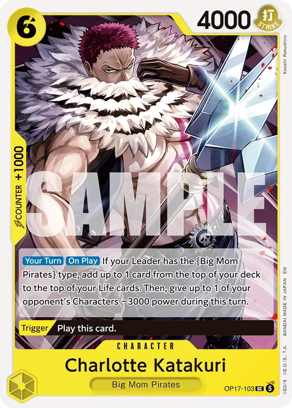 OP17-103 Charlotte Katakuri Japanese One Piece Card Game