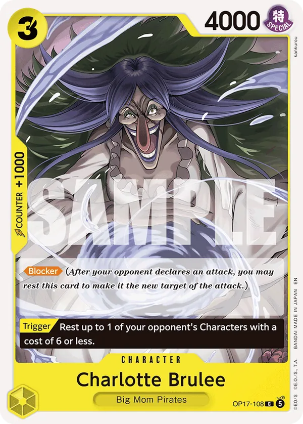 OP17-108 Charlotte Brulee Japanese One Piece Card Game