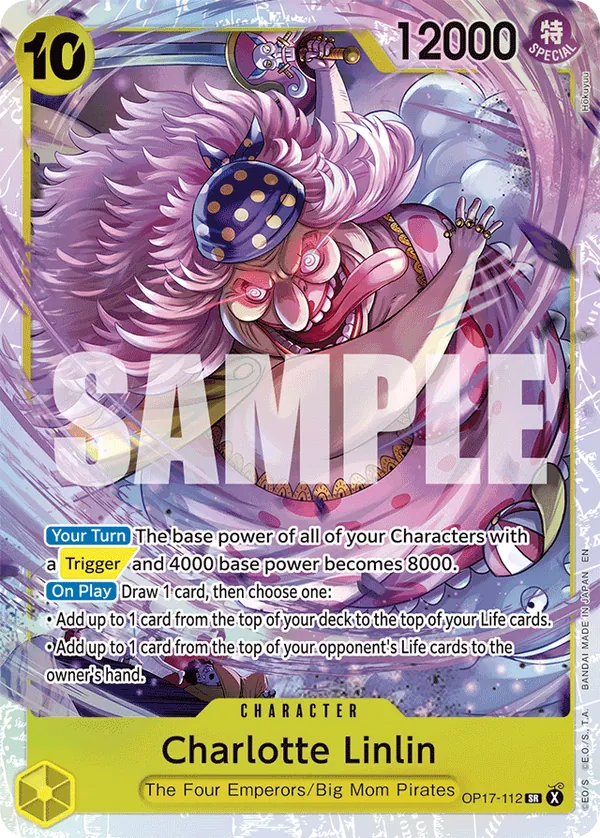 OP17-112 Charlotte Linlin Japanese One Piece Card Game