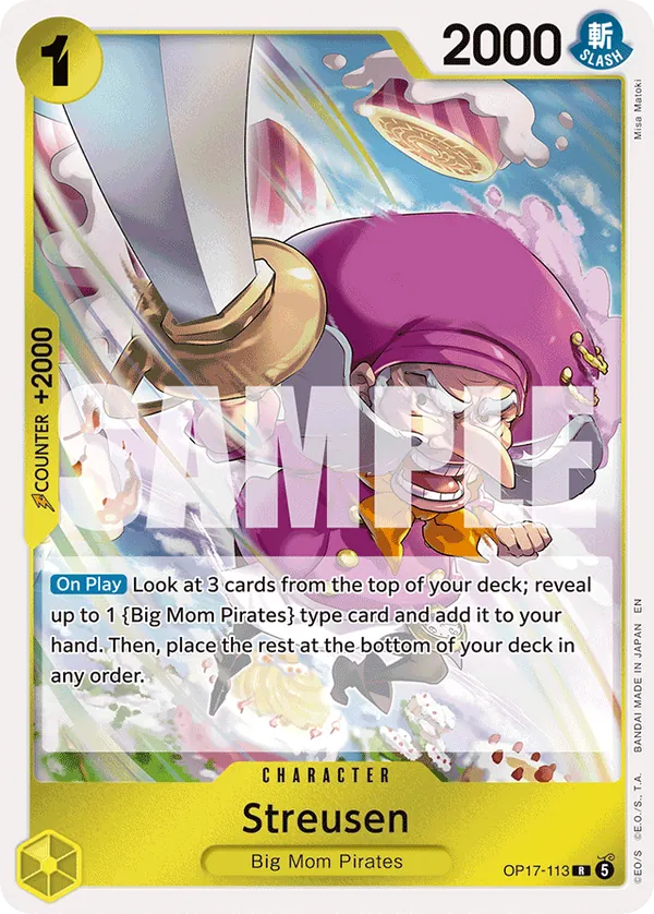OP17-113 Streusen Japanese One Piece Card Game